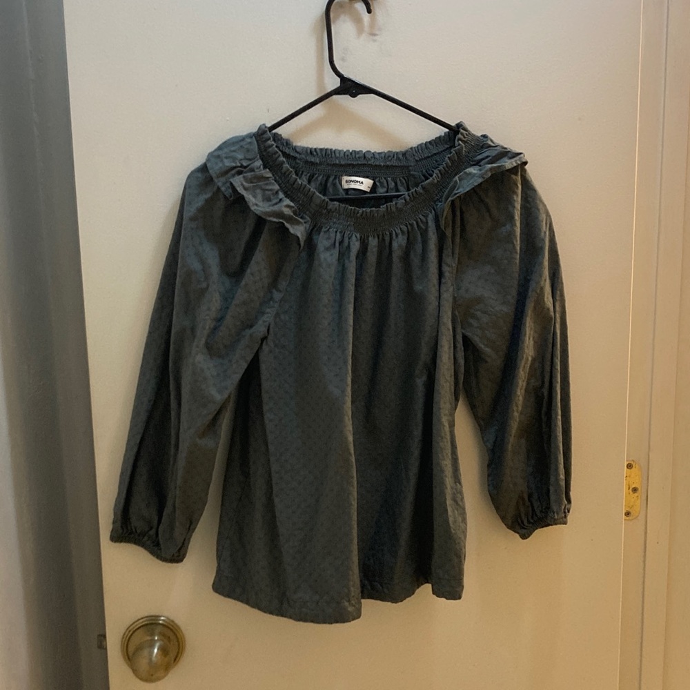 Sonoma Dark Gray Blouse